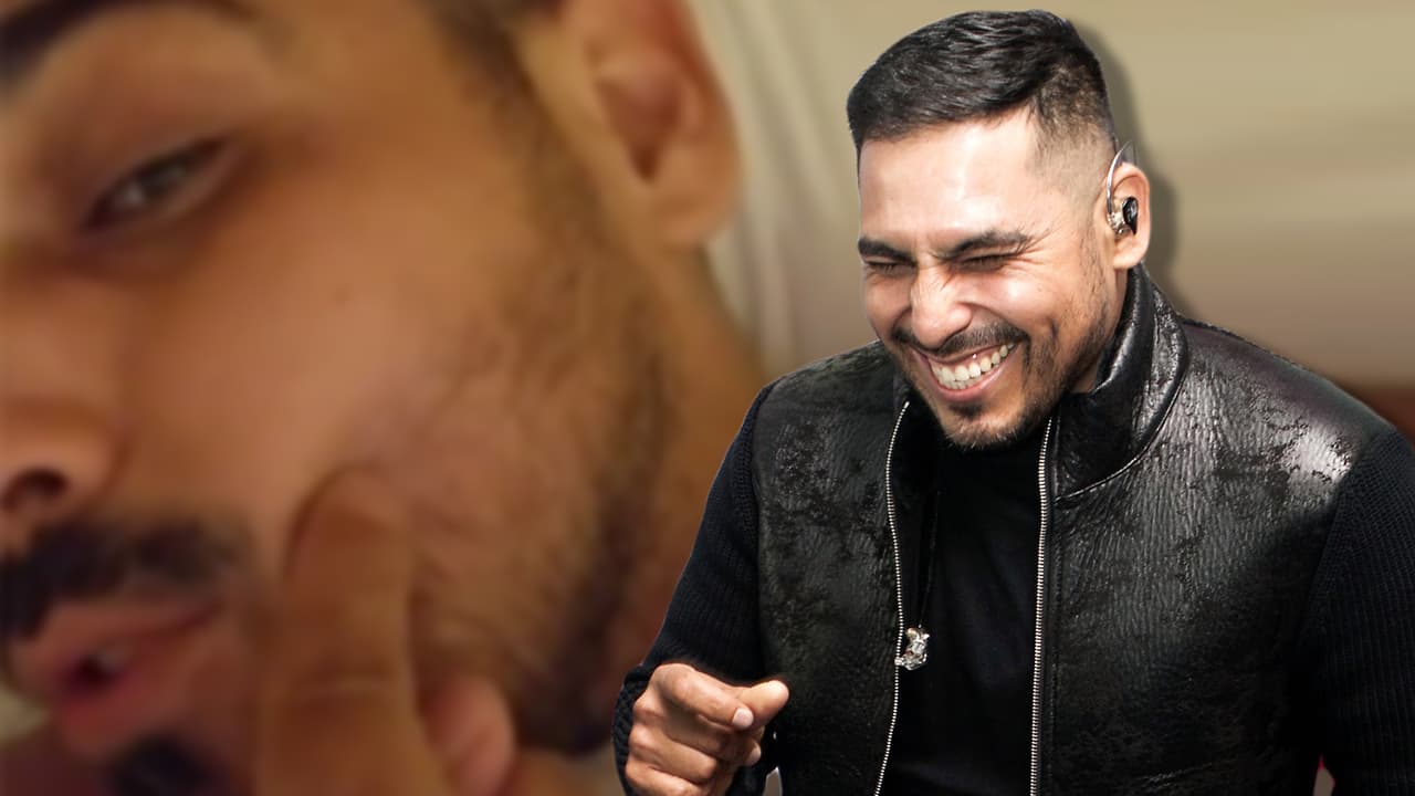 Espinoza Paz se 'sembró' barba, aunque no quedó satisfecho con los resultados