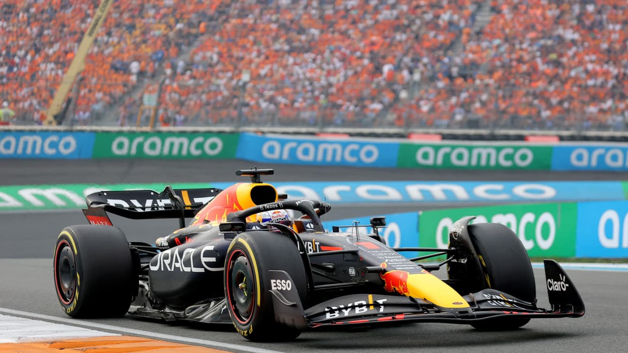 Verstappen gana el GP de Países Bajos y Checo finaliza quinto