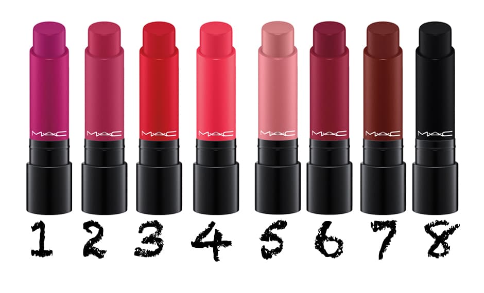 Tonos ideales para para pieles oliva o apiñonadas: 1. Ambrosial 2. Claretcast 3. Fireworks 4. Postmodern 5. Medium Rare 6. Cordovan 7. Dionysus 8. Stallion