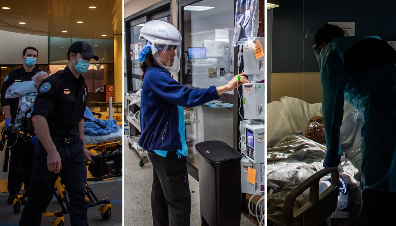 Los hospitales del sur de California se han convertido en un campo de batalla. La avalancha de pacientes que requieren atención médica por el coronavirus ha llevado a las autoridades a tomar medidas extremas.