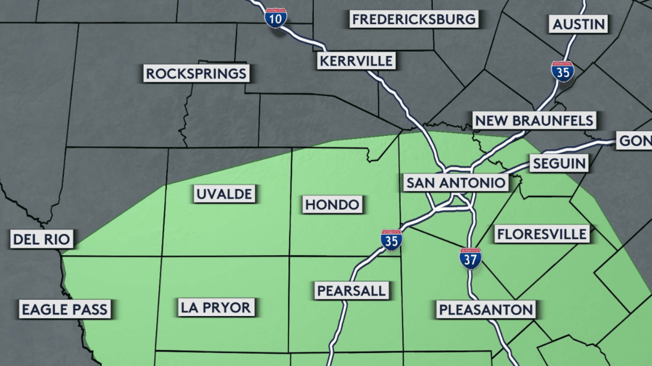 Hay riesgo de tiempo severo en San Antonio. Te decimos cuándo debes tener cuidado