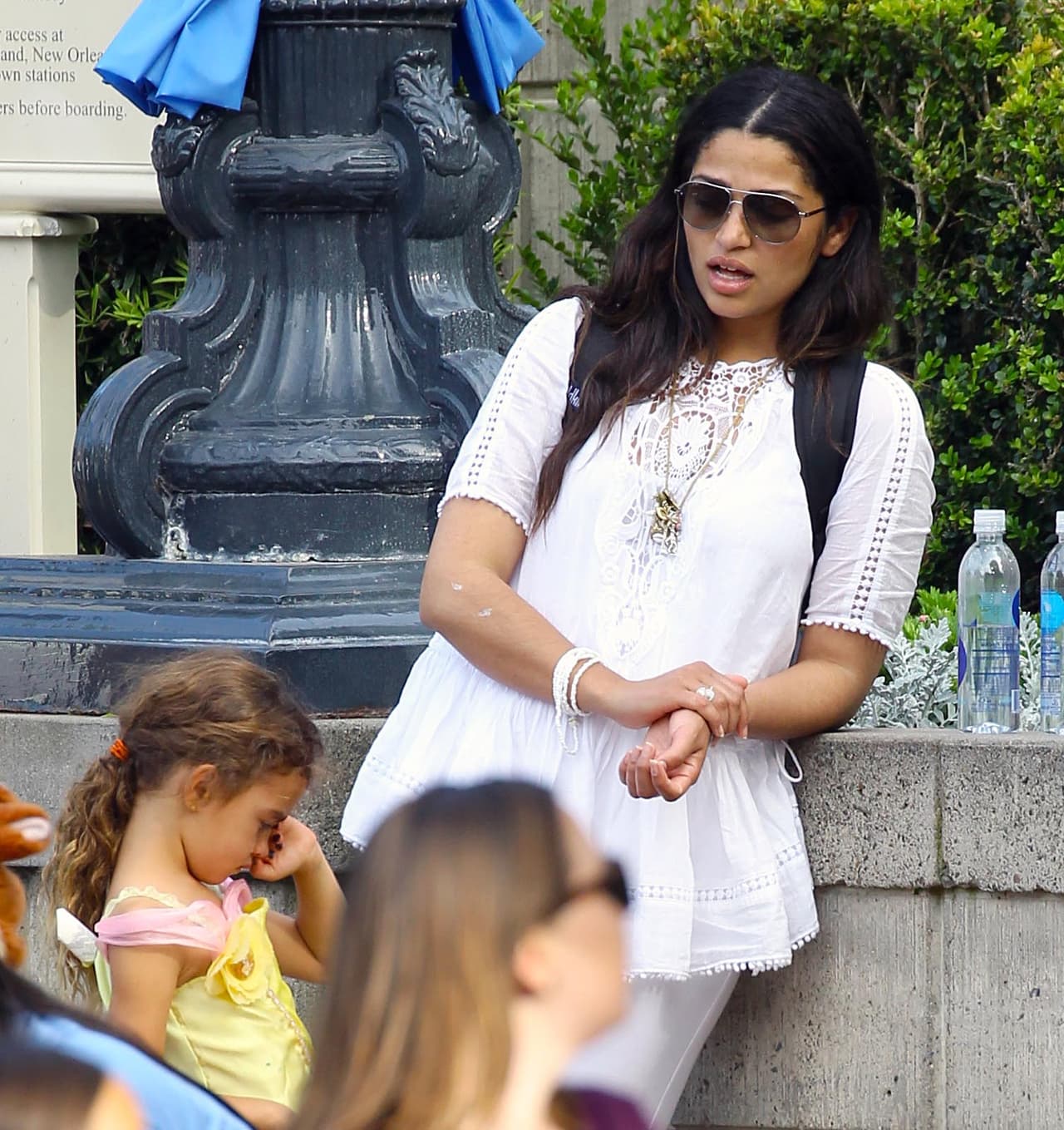 Pero pasaron las horas y tanto Camila como los nenes se cansaron.