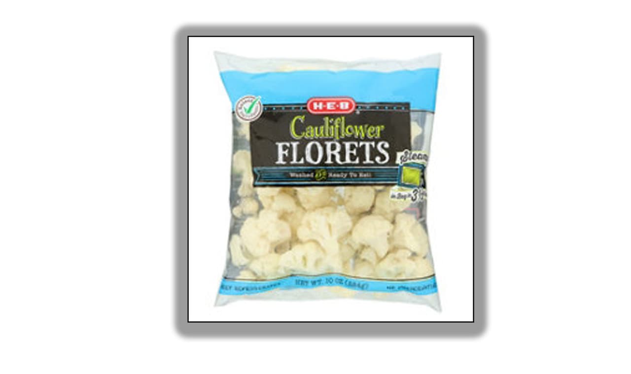 <b>Cauliflower Florets</b>
<br>Fecha de expiración del 11 de octubre de 2019 al 16 de noviembre de 2019.
