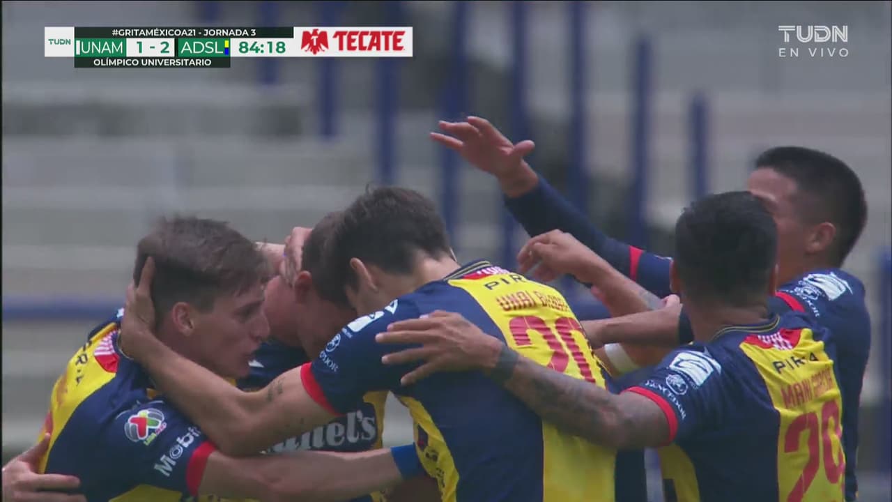 ¡Entra como en casa! Vombergar anota el 1-3 de Atlético de San Luis