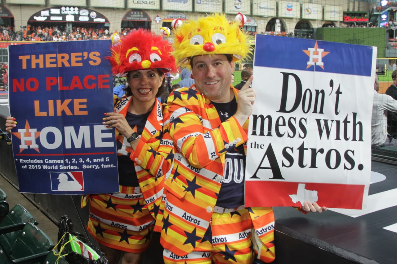Así se vive el ambiente en Houston para recibir el Juego 6 de la Serie Mundial entre Astros y Nationals.
