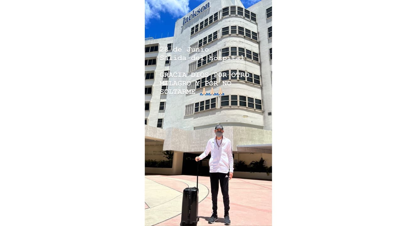 Toño Mauri salió del hospital.