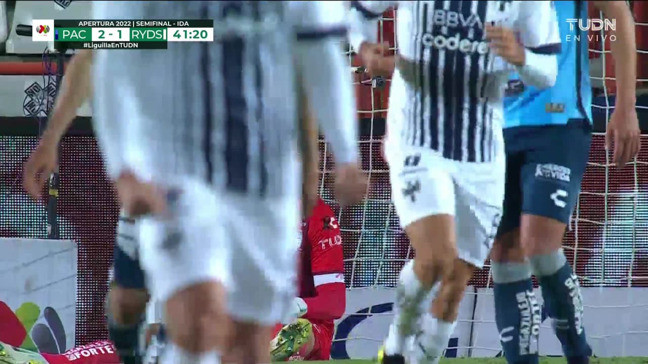 ¡GOL!  anota para Monterrey. Luis Romo