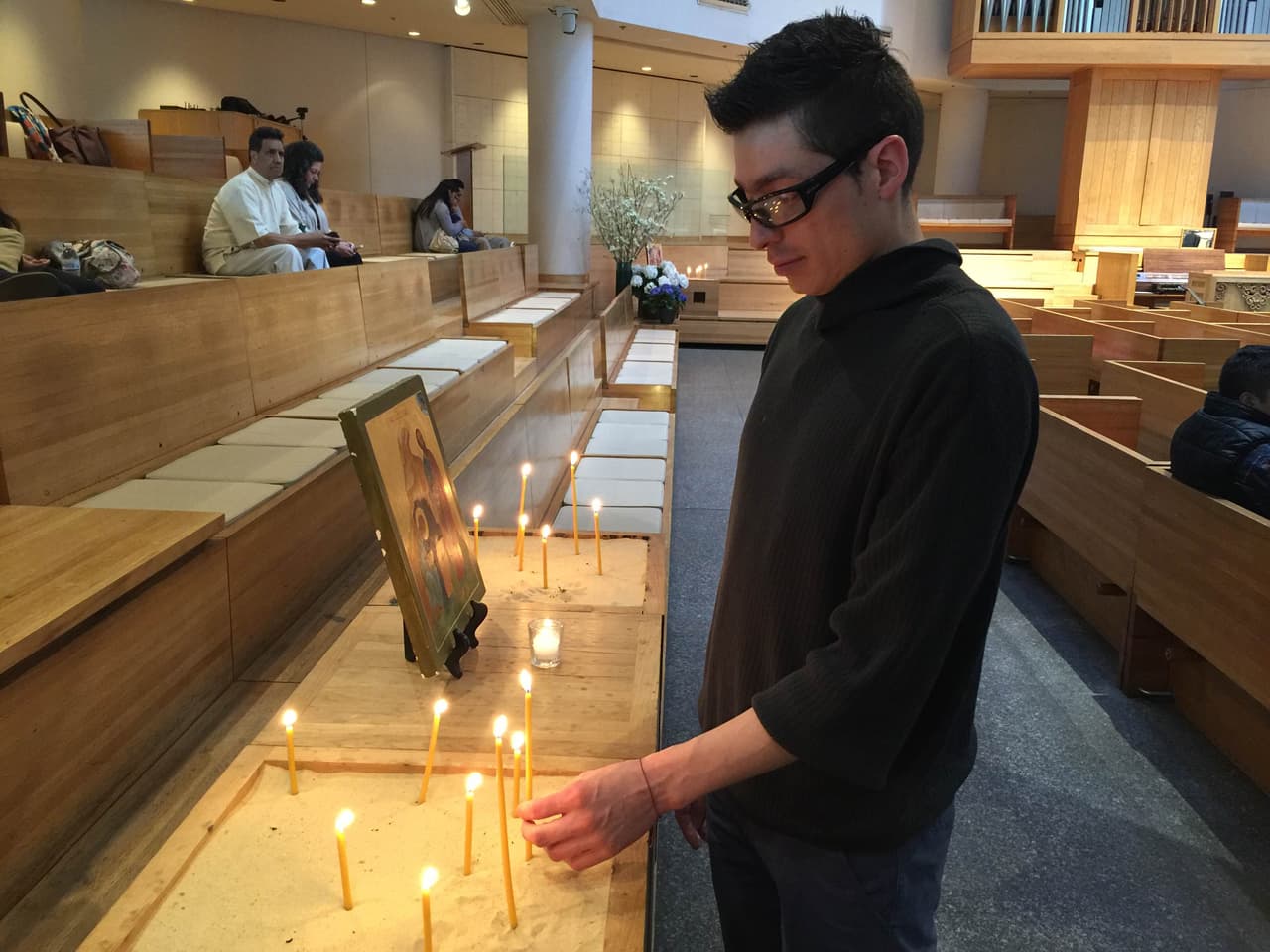 Edgar Guerrero, joven ecuatoriano que vive en NYC.