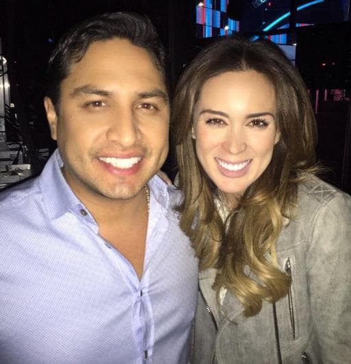 Con quien también se encontró fue con Julión Álvarez, con quien además cantó.