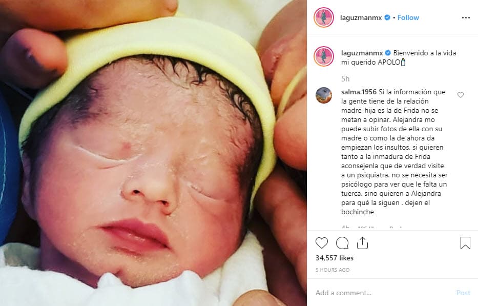 Apolo no sólo tendrá como mamá a Mayela, sino también a otras dos mujeres de su familia.