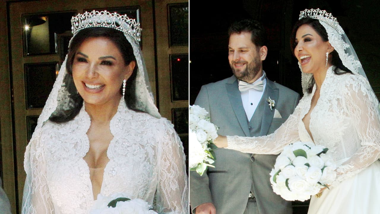 Al interior de la fiesta de la boda de Aleida Núñez y su esposo francés en un castillo: video