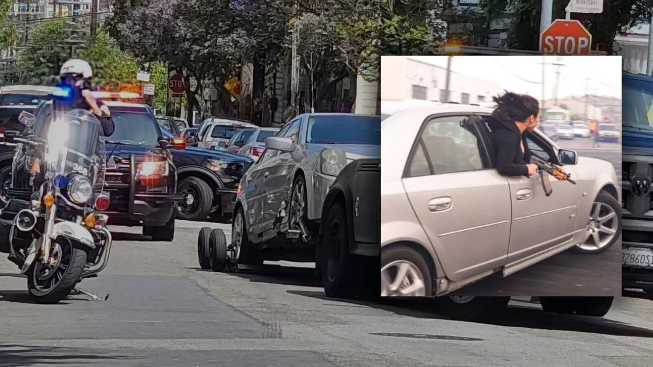 <b>'Sideshows' fuera de control en el Área de la Bahía</b>
<br>
<br>Una mujer llamó la atención por 
<a href="https://www.univision.com/local/san-francisco-kdtv/mujer-rifle-ak-47-carrera-ilegal-san-francisco">sacar un rifle AK-47 por la ventana de su auto</a> durante ‘sideshow’ en 
<a href="https://www.univision.com/local/san-francisco-kdtv/arrestan-2-personas-sideshows-10-autos-santa-rosa-fotos">San Francisco</a>. El incidente tuvo lugar en la zona de las calles Barneveld y McKinnon. Después de una investigación, el vehículo fue confiscado por las autoridades.