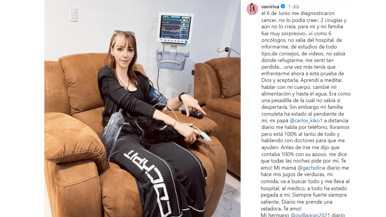 Vanesa, hija de Carlos Villagrán, informó que padece cáncer