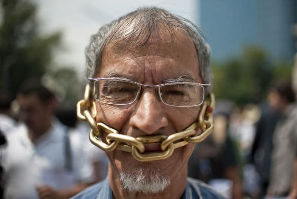 Pidieron más garantias para el ejercio periodístico con libertad y sin amenazas de grupos de la delincuencia organizada.