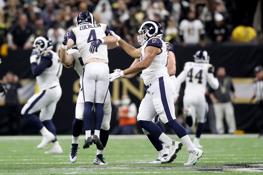 Quedaba un intento de gol de campo para Zuerlein de 57 yardas que de convertirlo equivalía sellar el boleto al Super Bowl. Y lo pateó con tal fuerza que le sobró pierna.