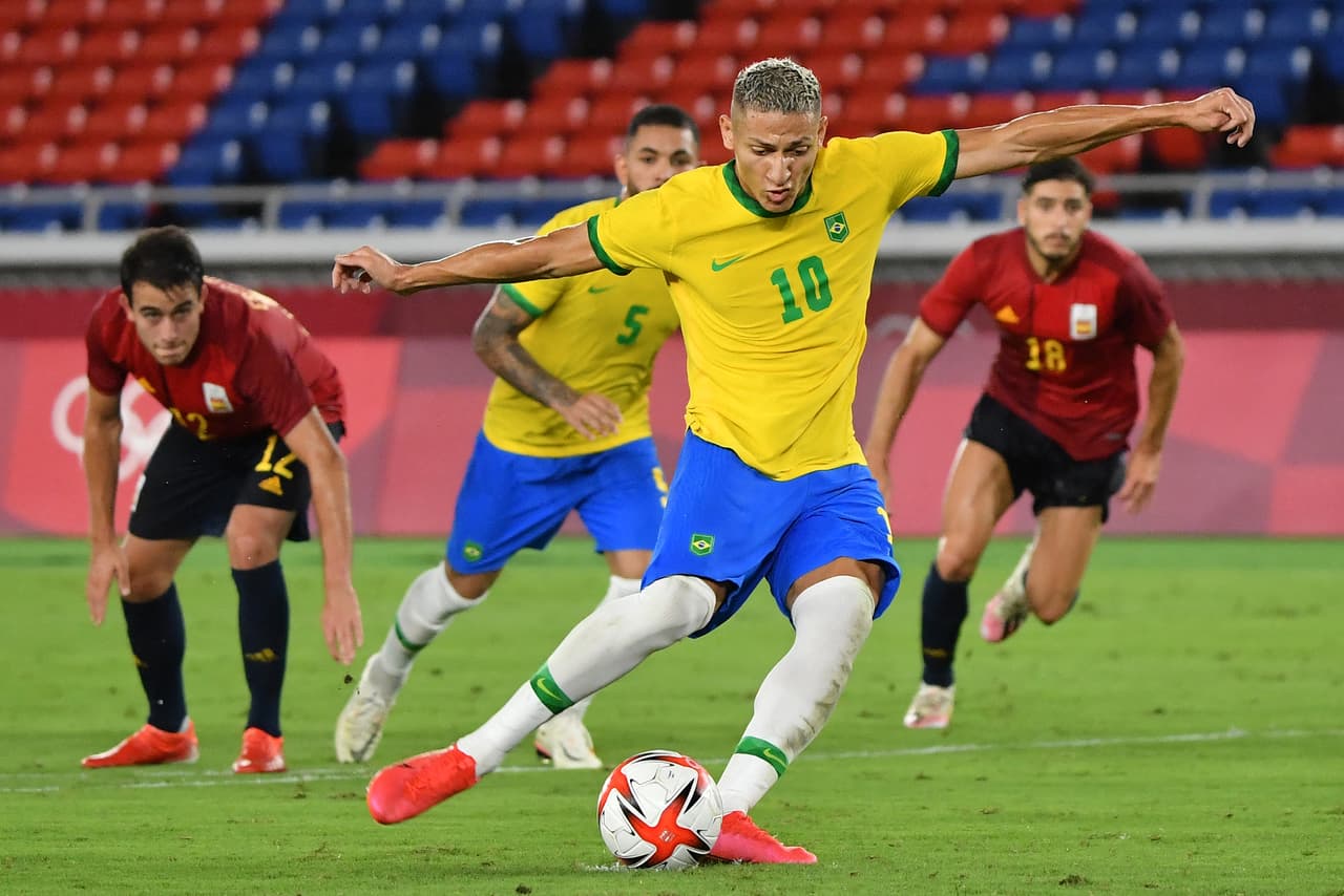 Richarlison fallaba increíblemente tras haber hecho una paradiña.