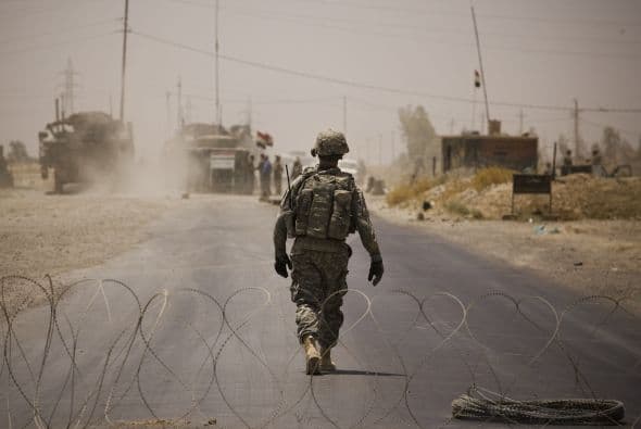 Robert Gibbs habló con los periodistas después de que el mandatario recibió un informe de su equipo de seguridad nacional y del principal comandante estadounidense en Irak.