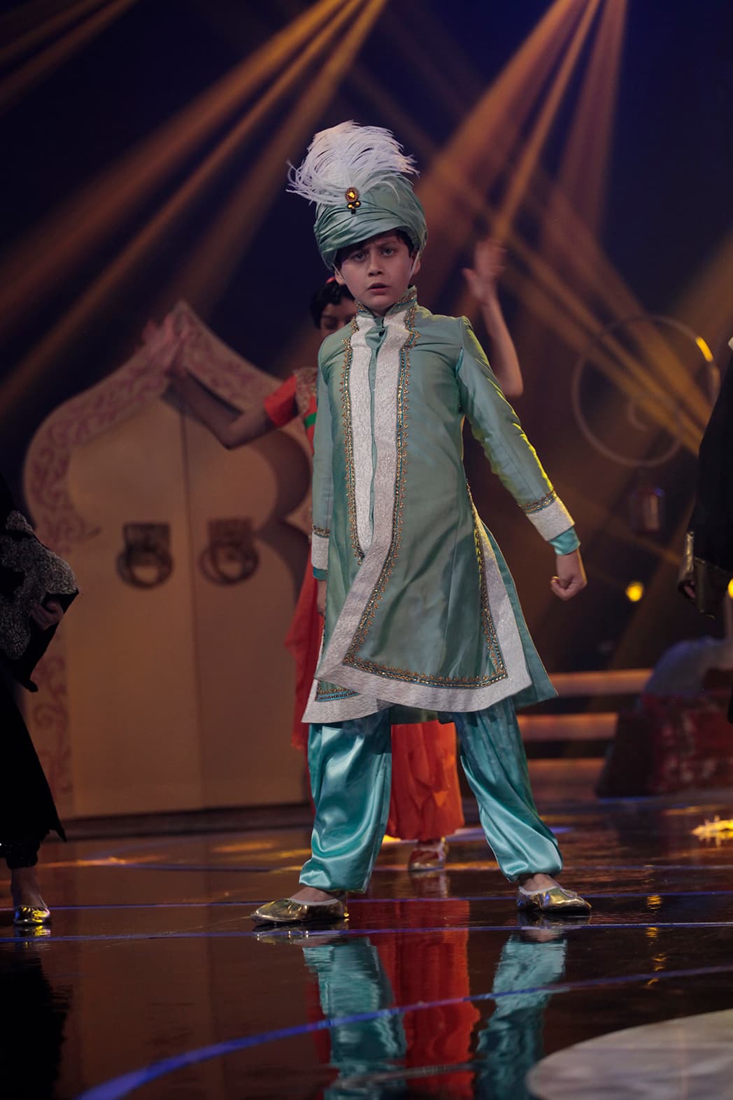 Yamil representó el papel del héroe de la cinta, Aladdin.