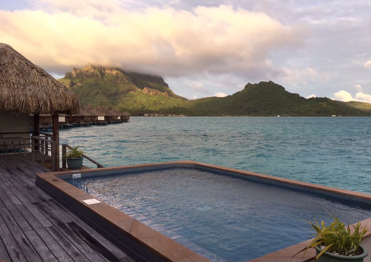 Por eso, Jennifer Aniston y Justin Theroux, optaron por un resort que fuera muy familiar.