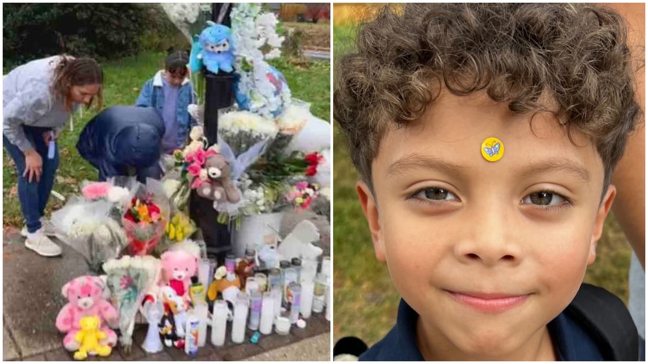 Recuerdan en vigilia a los dos niños que murieron atropellados cuando iban a la escuela en Maryland