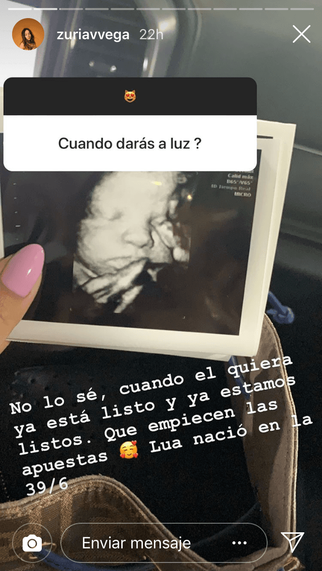 La primera pregunta fue cuándo nacerá Luka.