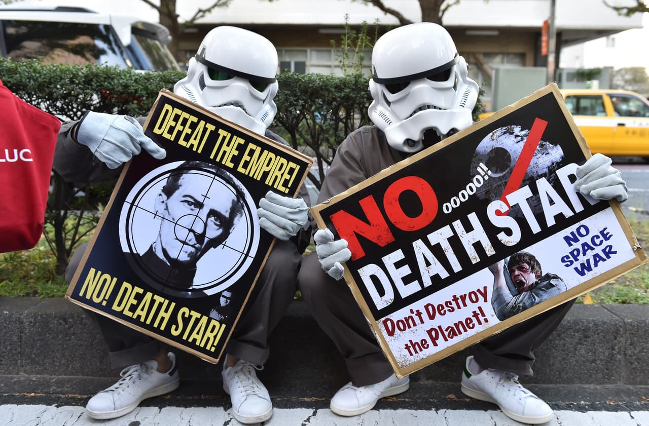 Uno de las temáticas más usadas fue definitivamente la saga de 'Star Wars'.