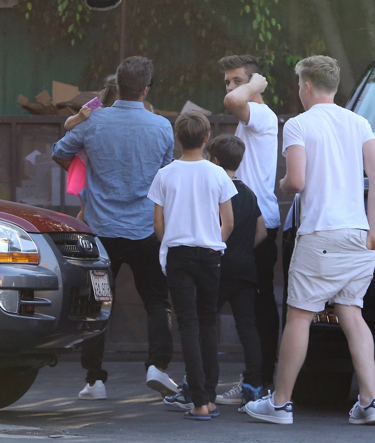 Disfrutaron de una comida familiar en el "Fogo de Chao".