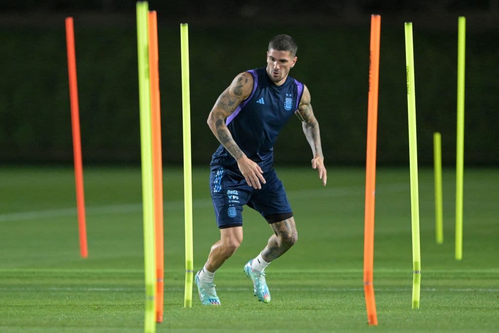 De Paul entrenó, pero sigue en duda para el choque ante Países Bajos