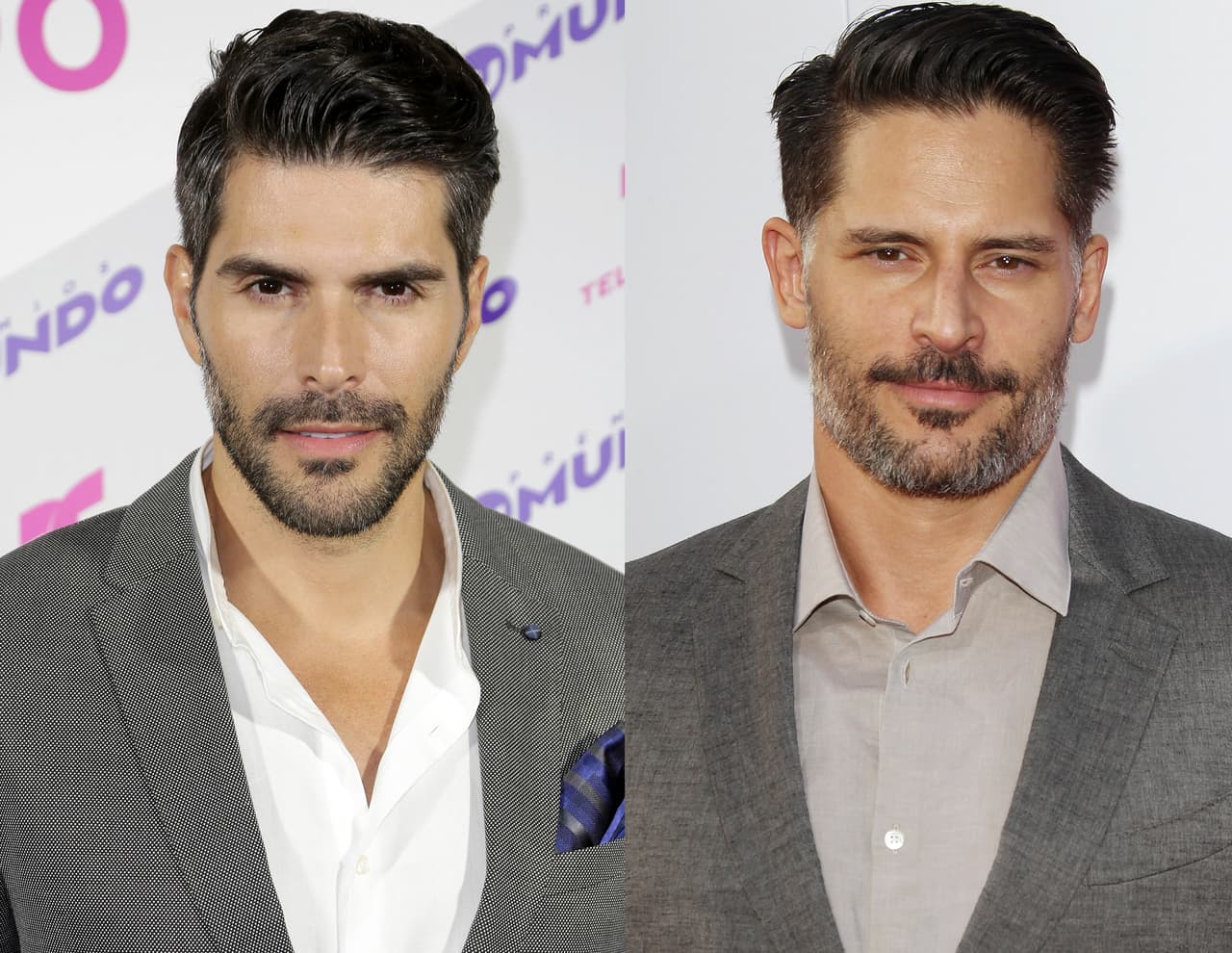 Los actores Juan Pablo Llano y Joe Manganiello parecen cortados por la misma tijera. El colombiano de 42 años y el marido de Sofía Vergara comparten incluso el mismo gusto por los sacos color gris.