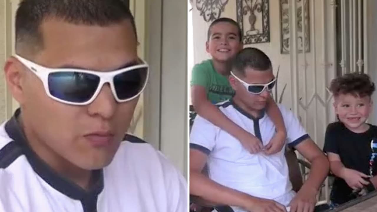 Padre de familia hispano lucha para no perder la vista tras contraer una bacteria en el agua