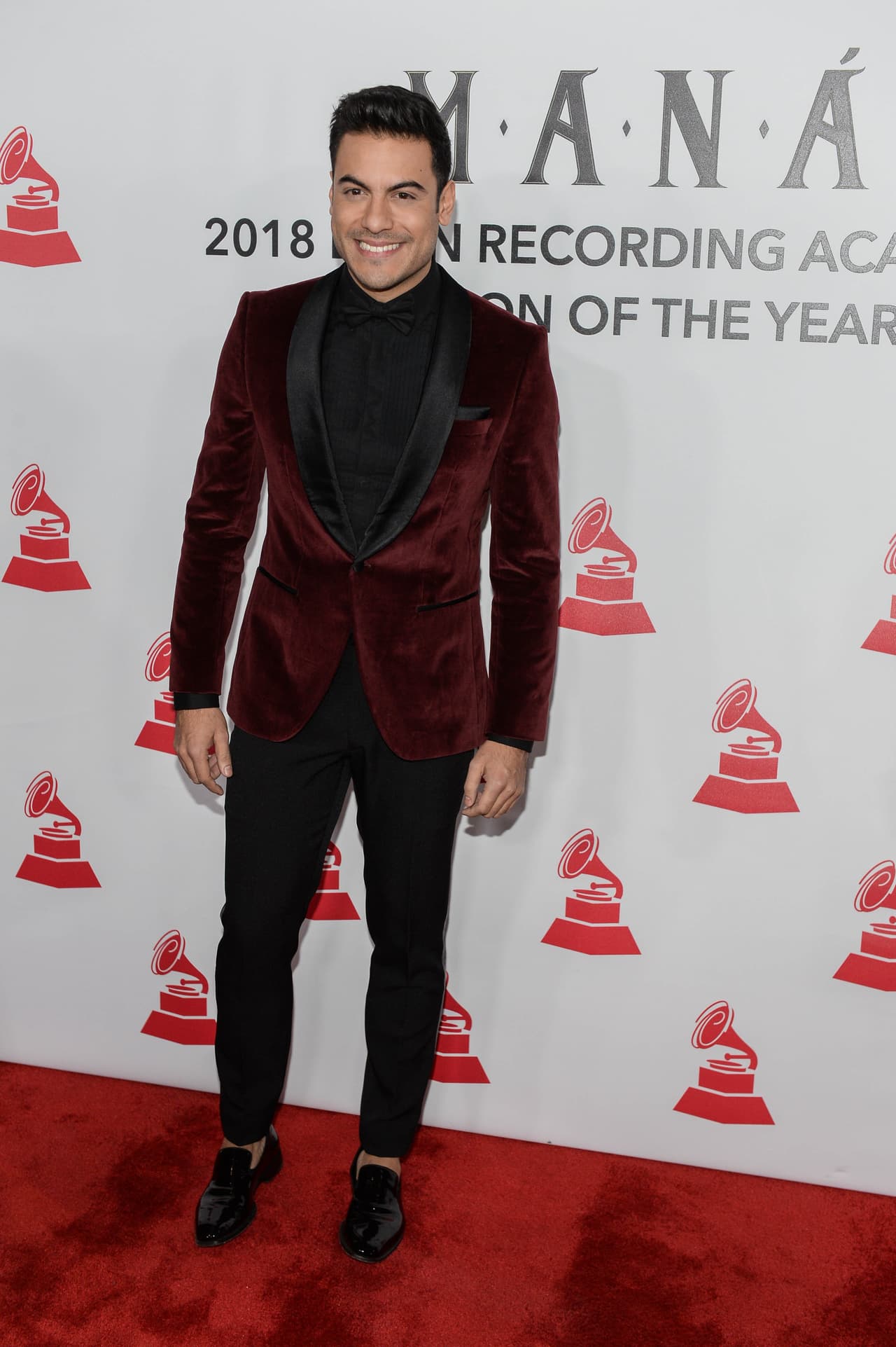 El mexicano Carlos Rivera aplaudió a Maná, una banda que ha influenciado su carrera.