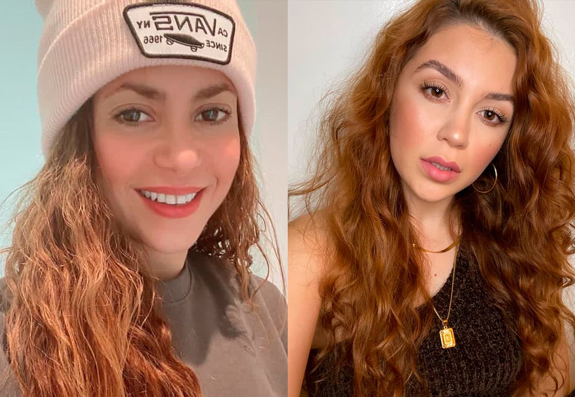 Las dos tienen las cejas arqueadas y un color de piel semejante.
<br>