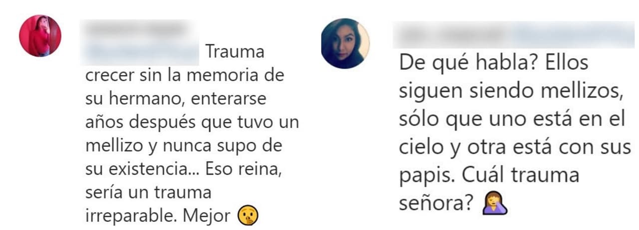 Otros apoyaron la contestación de los padres de Tadeo y consideraron fuera de lugar el comentario.
<br>