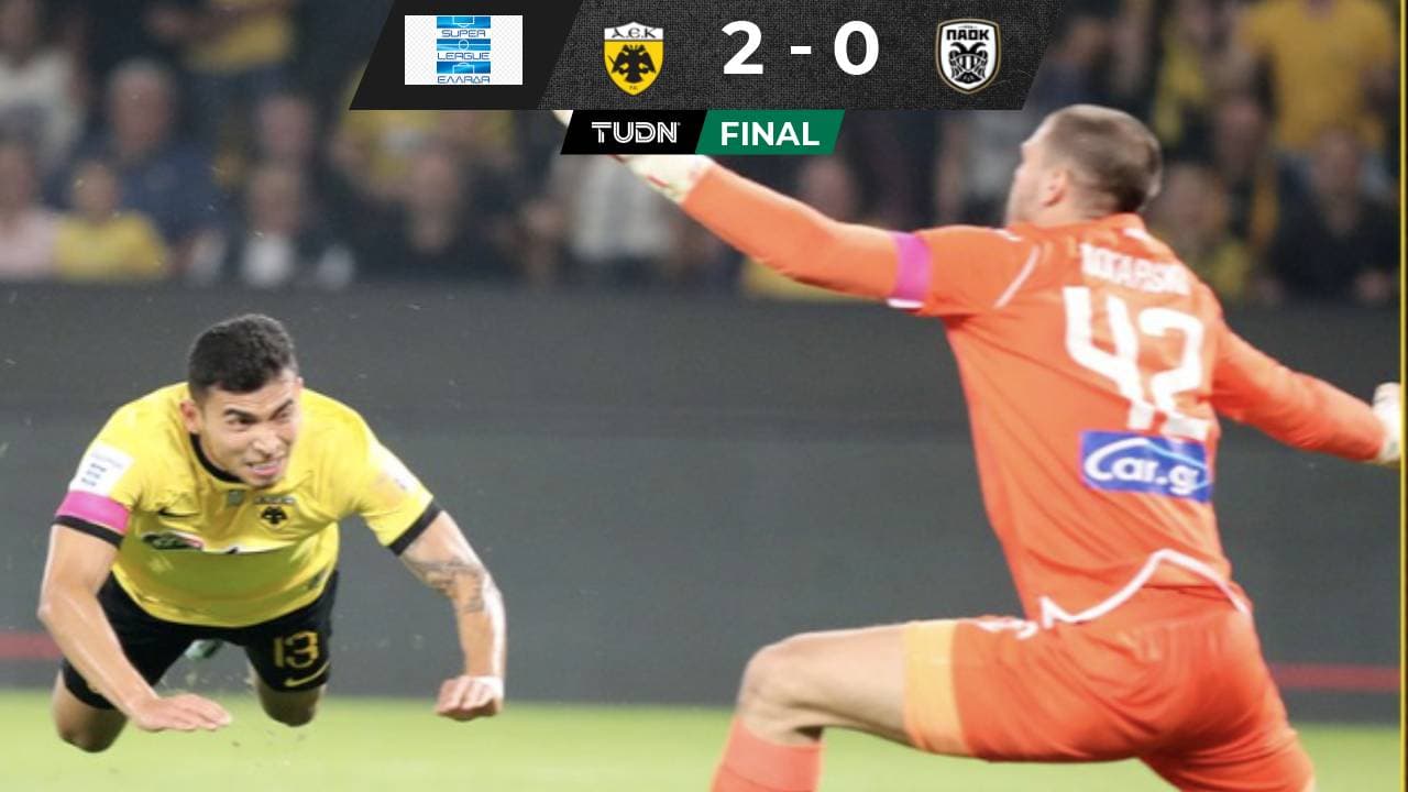 Orbelín anota golazo con AEK en triunfo ante el PAOK