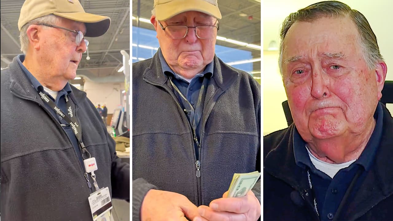 A sus 88 años, Ed Bambas trabaja tiempo completo, pero un gesto de solidaridad le cambió su vida