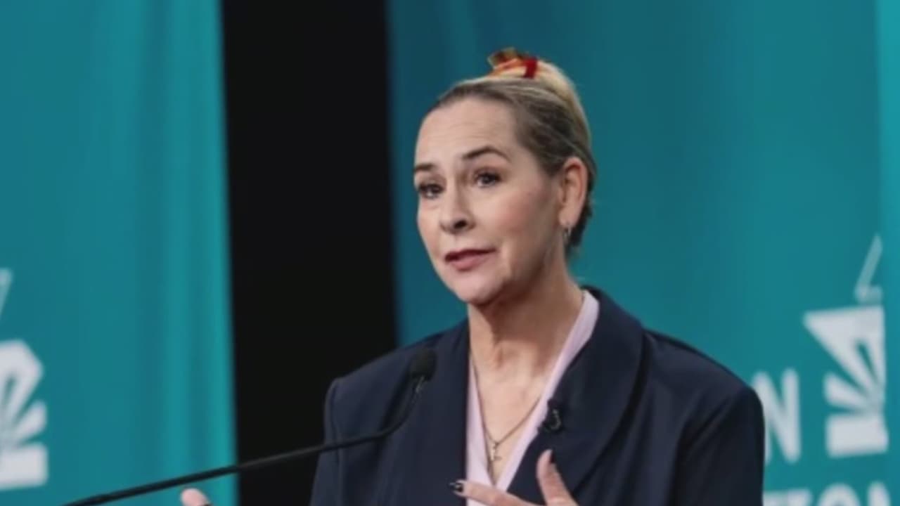 Bernadette Greene Placentia alega que dos hombres la agredieron sexualmente mientras reparaba un cartel