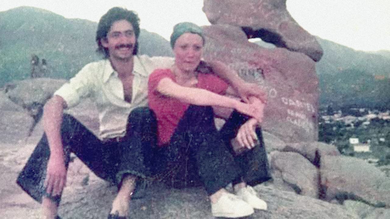 María Teresa Manzo y su marido, Óscar Winkelmann en una excursión.