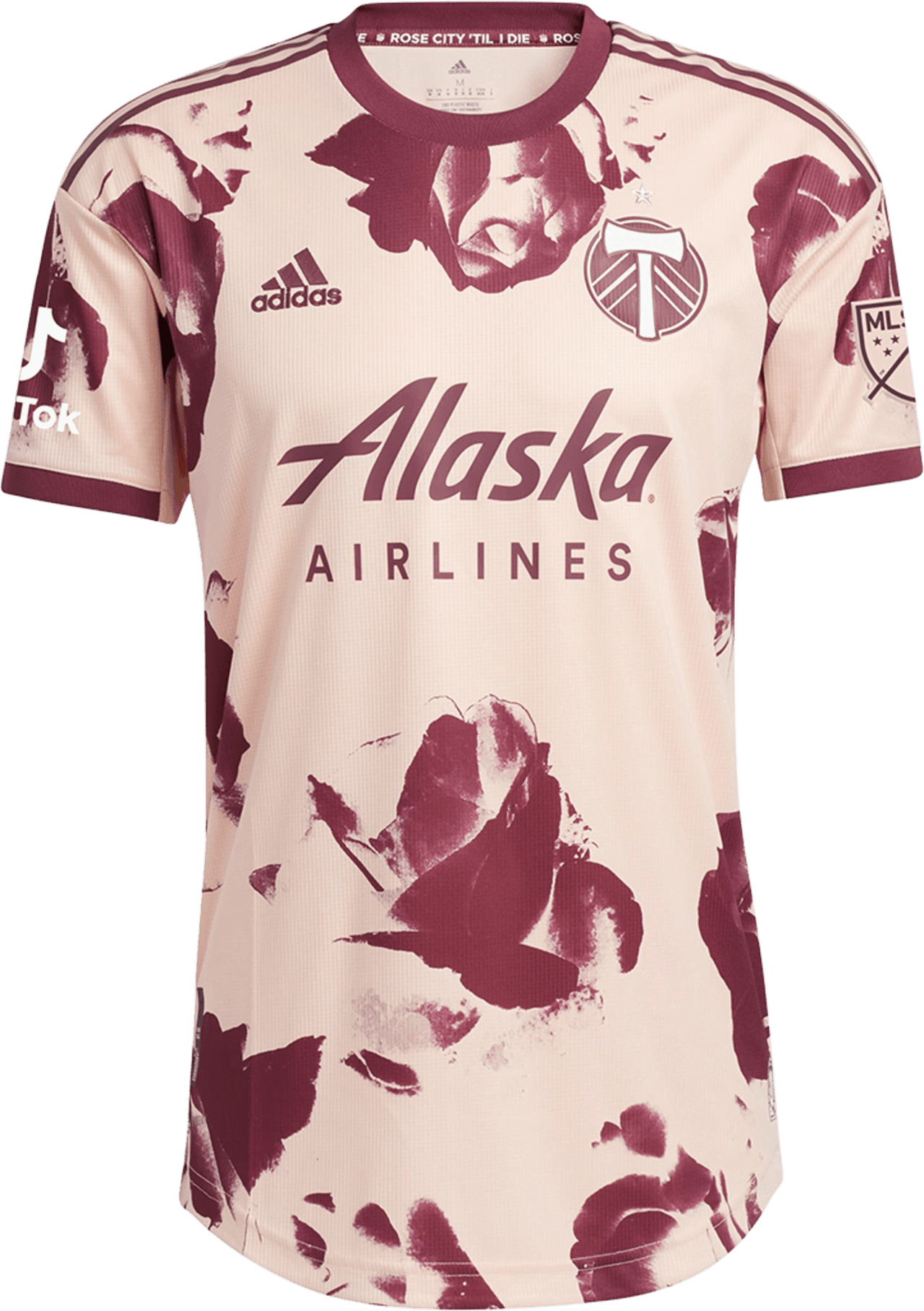 Para originalidad e innovación, aquí está la nueva camiseta secundaria de Portland Timbers.
<br>
<br>