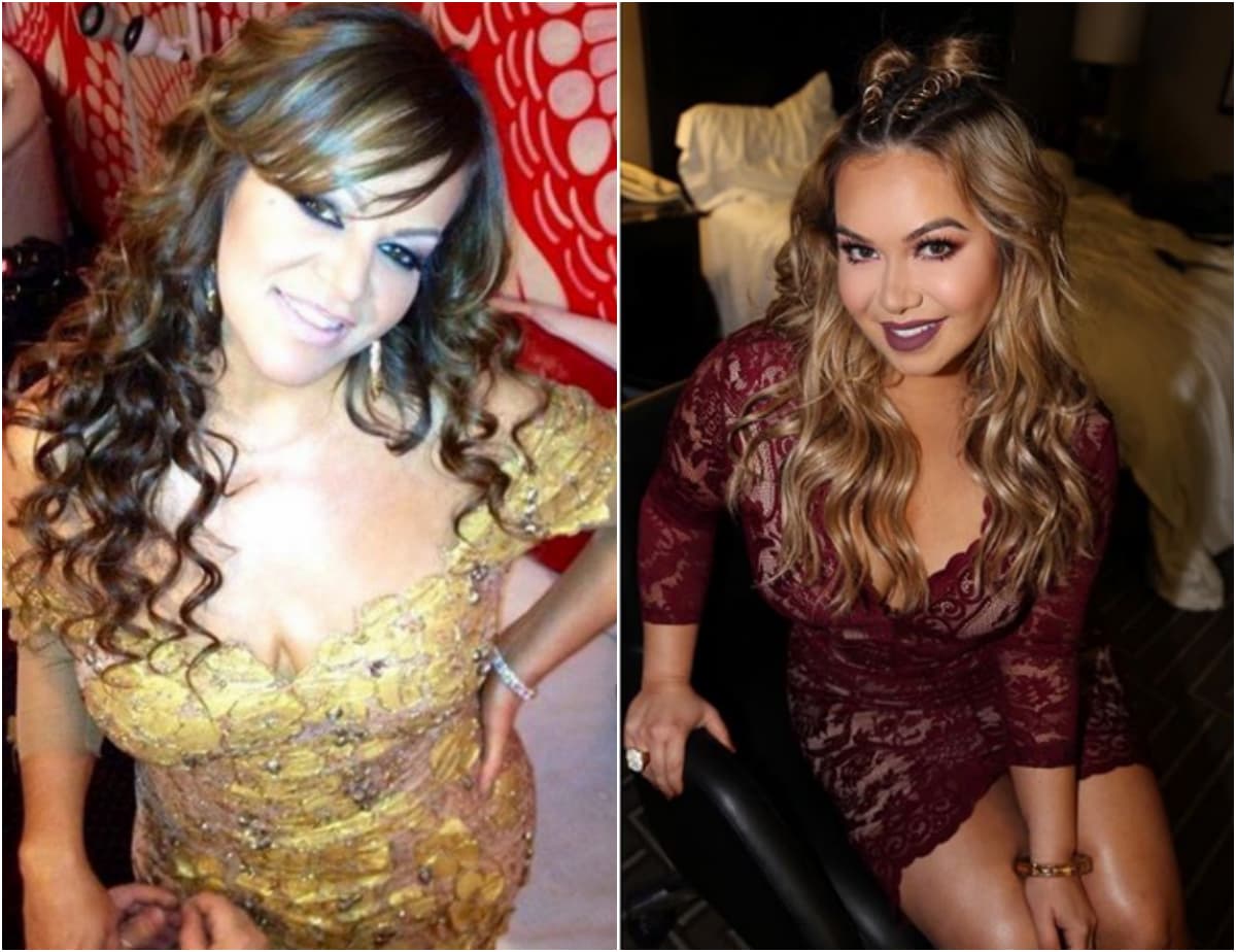 Las miradas coquetas y seductoras de Jenni y Chiquis Rivera.