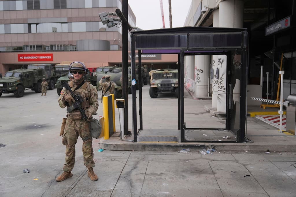 Las tropas incluyen miembros del 79º Equipo de Combate de la Brigada de Infantería, según una publicación en redes sociales del Departamento de Defensa.