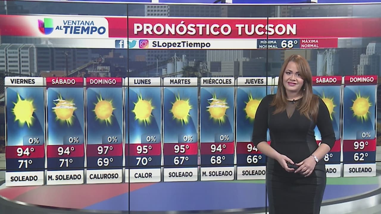 Condiciones calurosas para este viernes en Arizona