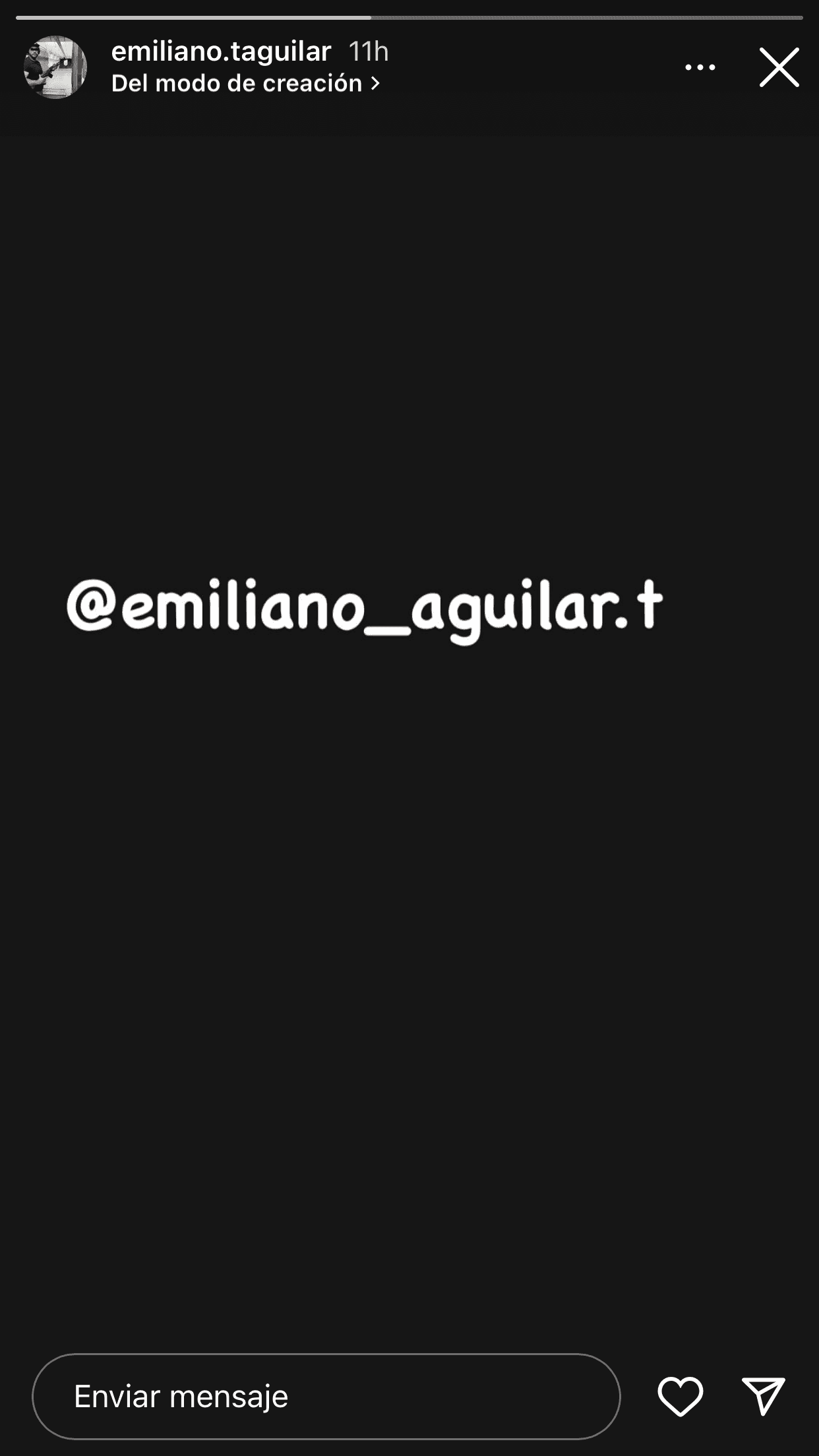 Son imágenes que él ya había colgado una semana antes en la otra cuenta que tiene bajo su nombre. De hecho, en esa promocionó la que reactivó este fin de semana.
<br>