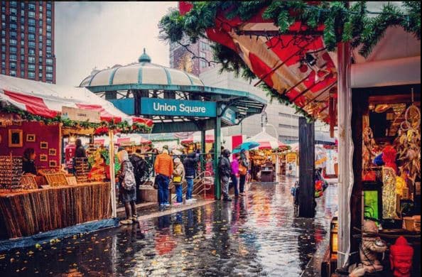 Union Square Holiday Market: Abre el 19 de noviembre. INFO>http://bit.ly/1Mi90bz