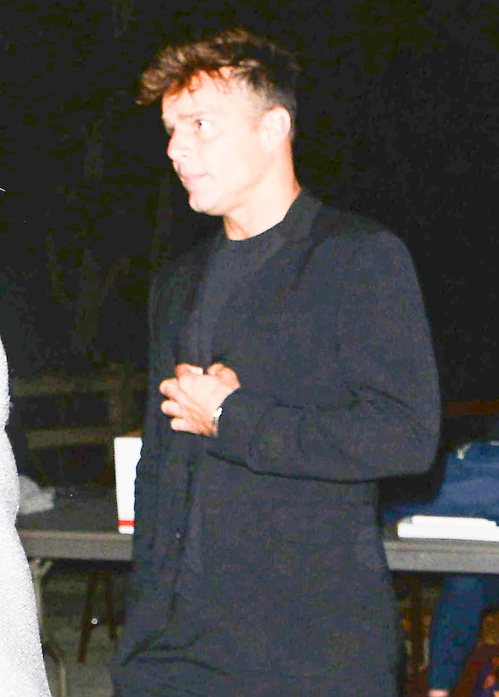 Ricky Martin en el evento de Hillary.