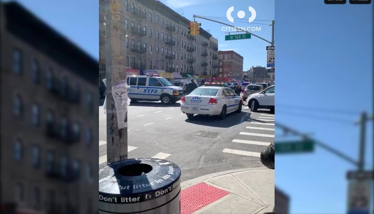 Hombre es baleado en el rostro durante enfrentamiento en Washington Heights