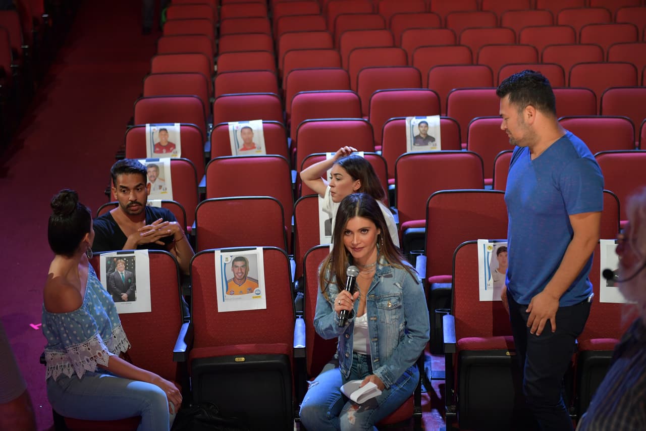 La hermosa conductora Chiquinquirá Delgado, incursionando en los eventos deportivos.