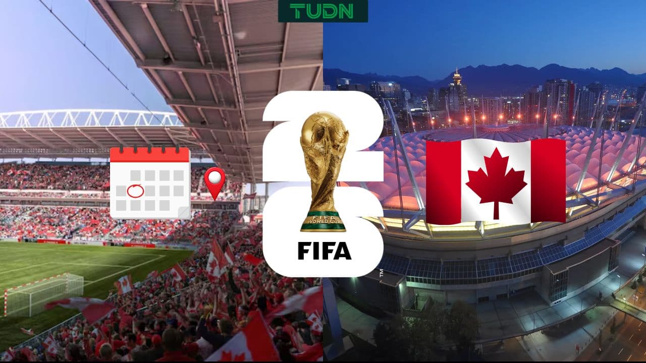 ¿Cuántos y cuáles son los partidos que se jugarán en Canadá en el Mundial 2026?