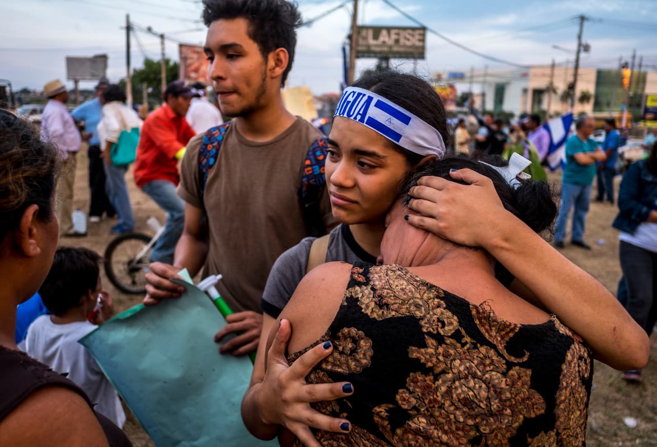 <h3 class="cms-h3-H3">Return to the slieshow <a href="https://www.univision.com/univision-news/latin-america/the-rebellion-of-the-sandinistas-grandchildren">'The rebellion of the Sandinista's grandchildren.'</a></h3>
<br>
<br>
<h3 class="cms-h3-H3">Go to the next chapter: <a href="https://www.univision.com/univision-news/latin-america/the-rebellion-of-the-sandinistas-grandchildren-insurrection-fotos">Insurrection</a></h3>