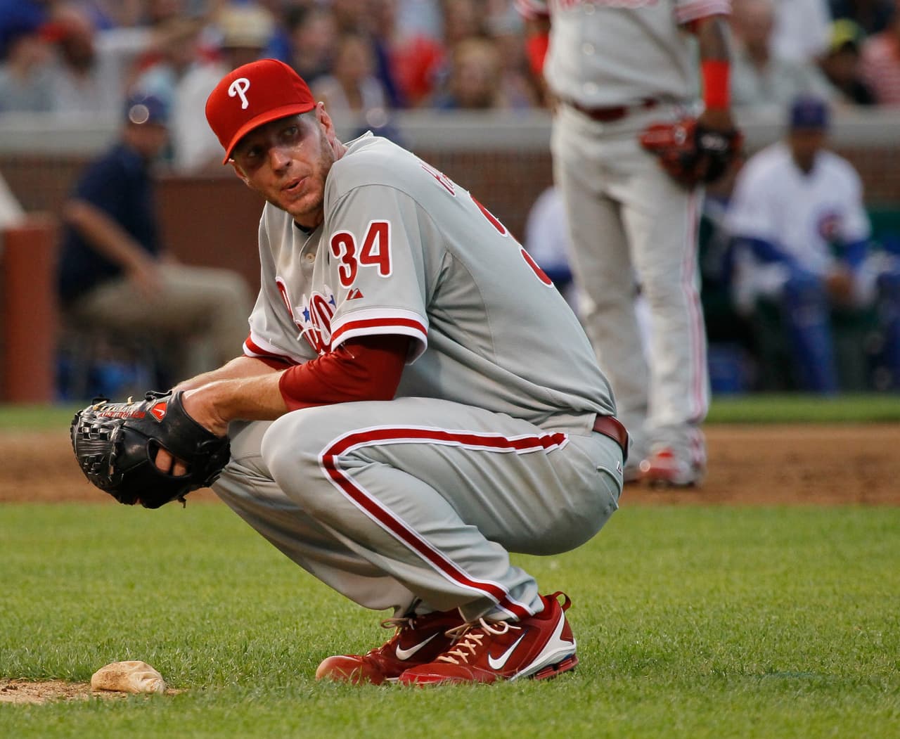 A pesar de no tener el mismo protagonismo de años anteriores, Halladay era una verdadera figura de experiencia con Phillies.
