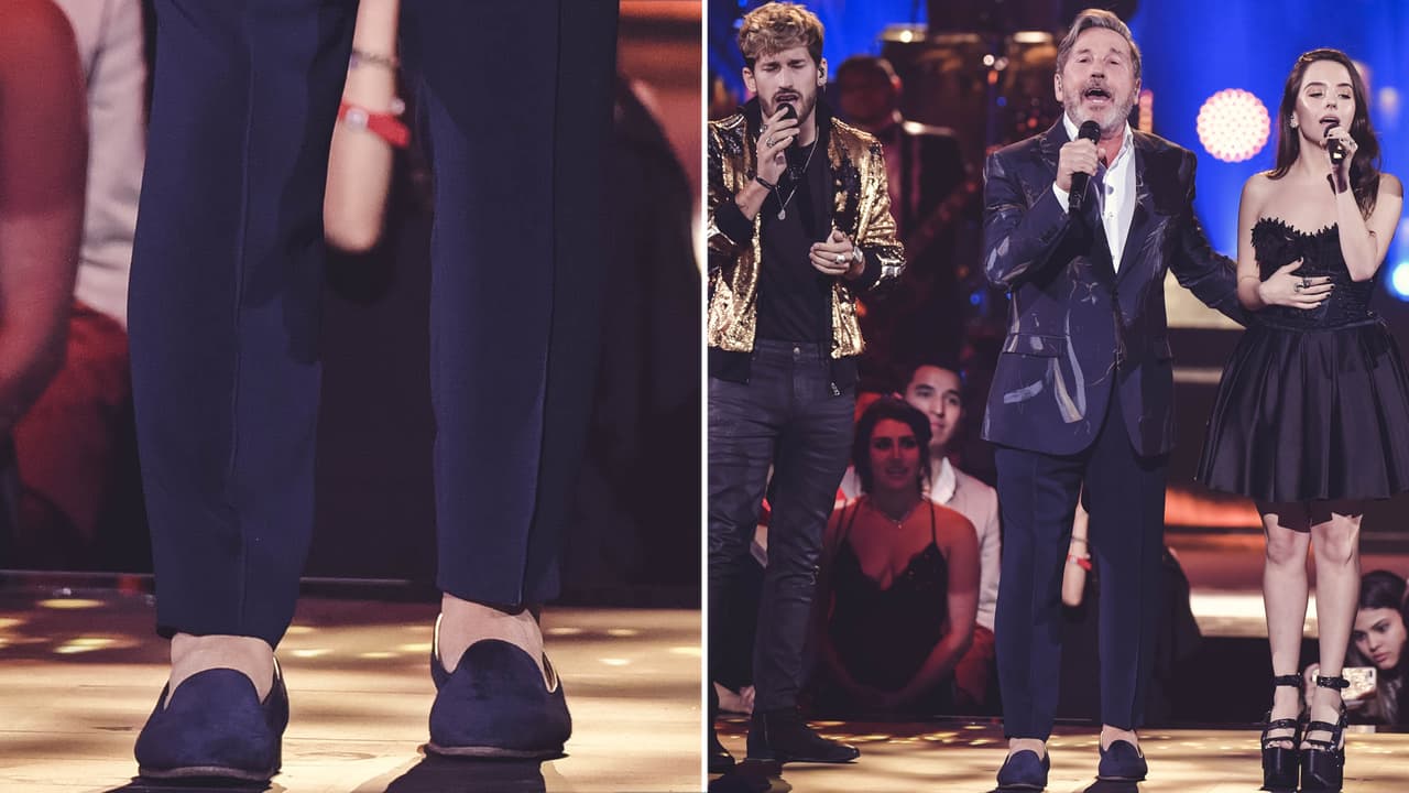 Ricardo Montaner también llevó esta tendencia en el escenario de Premio Lo Nuestro.
